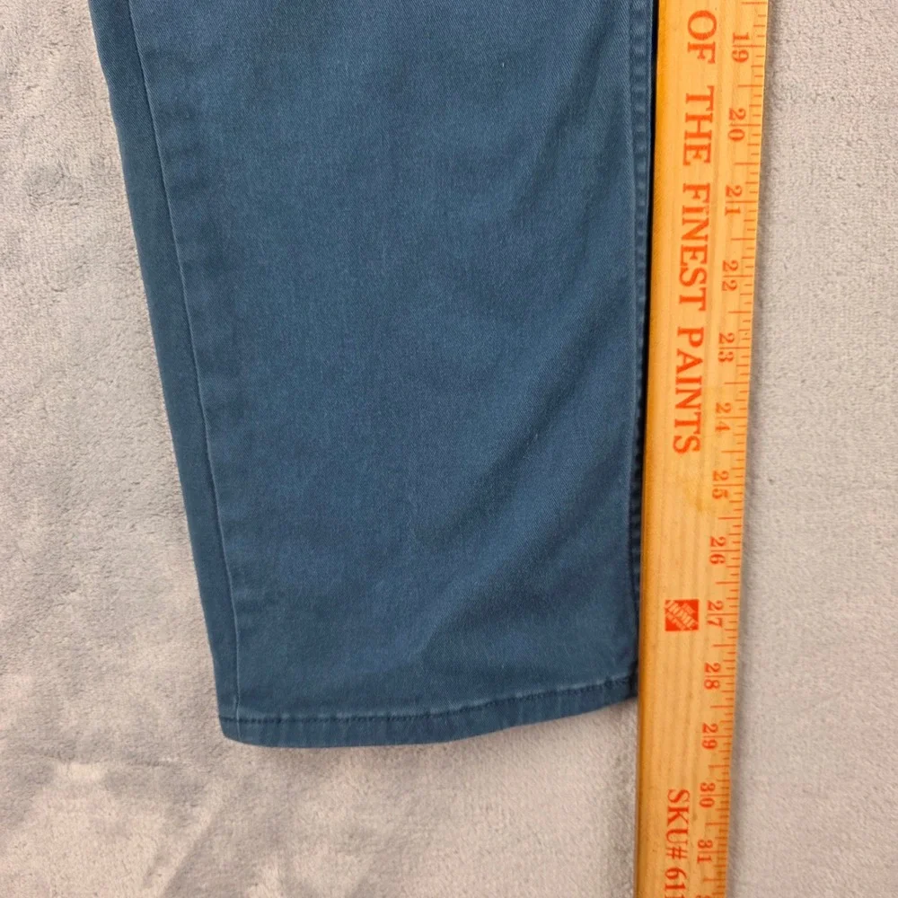 Gap Mens Slim Fit Chino Pants Teal Blue Stretch Cotton‎ 36x30 QMP1636S